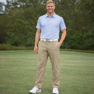 Adidas Golf Pants Ultimate 365 Performance Men's 36x34 Stretch DZ5702 Tan